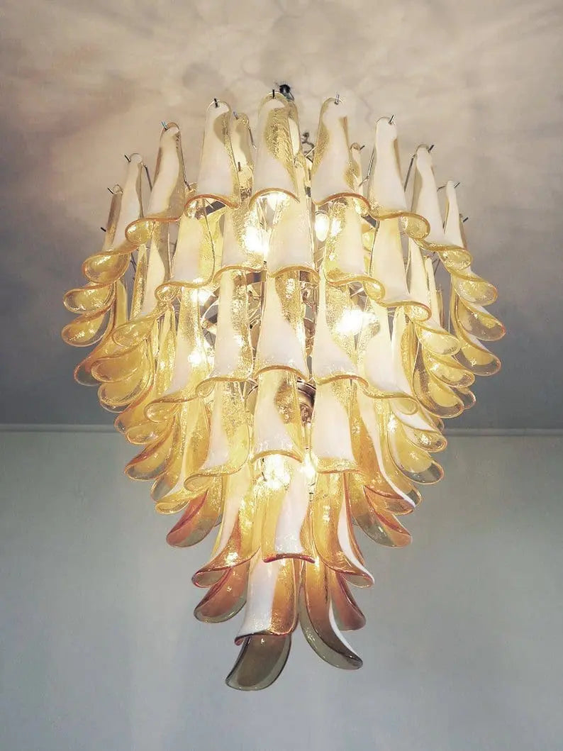 Murano Glass Chandelier – Caramel 31.50"D