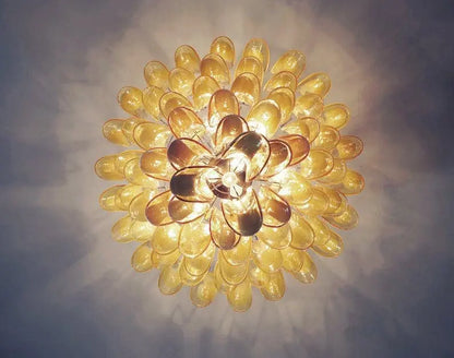 Murano Glass Chandelier – Caramel 31.50"D