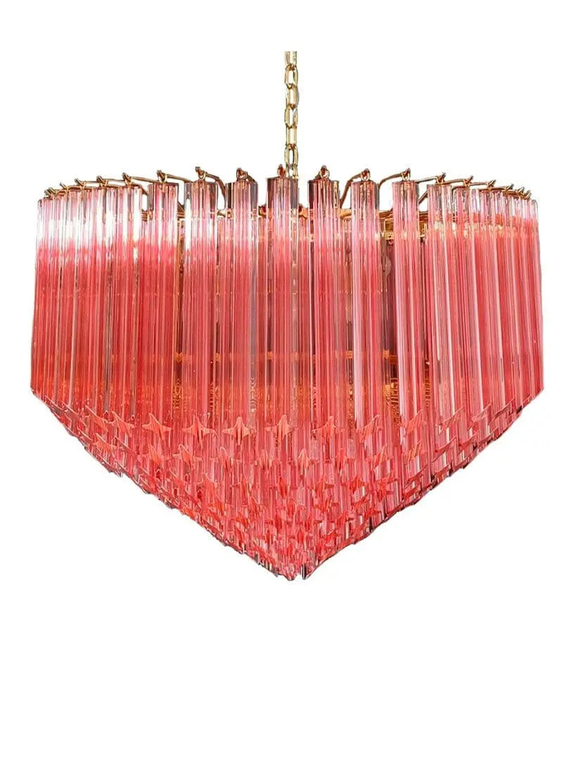 Murano Glass Chandelier – Pink