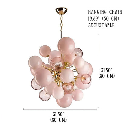 Glass Bubble Chandelier