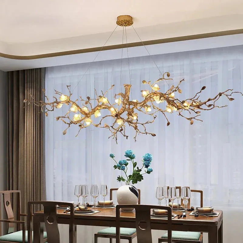 Noa Flower Branch Chandelier