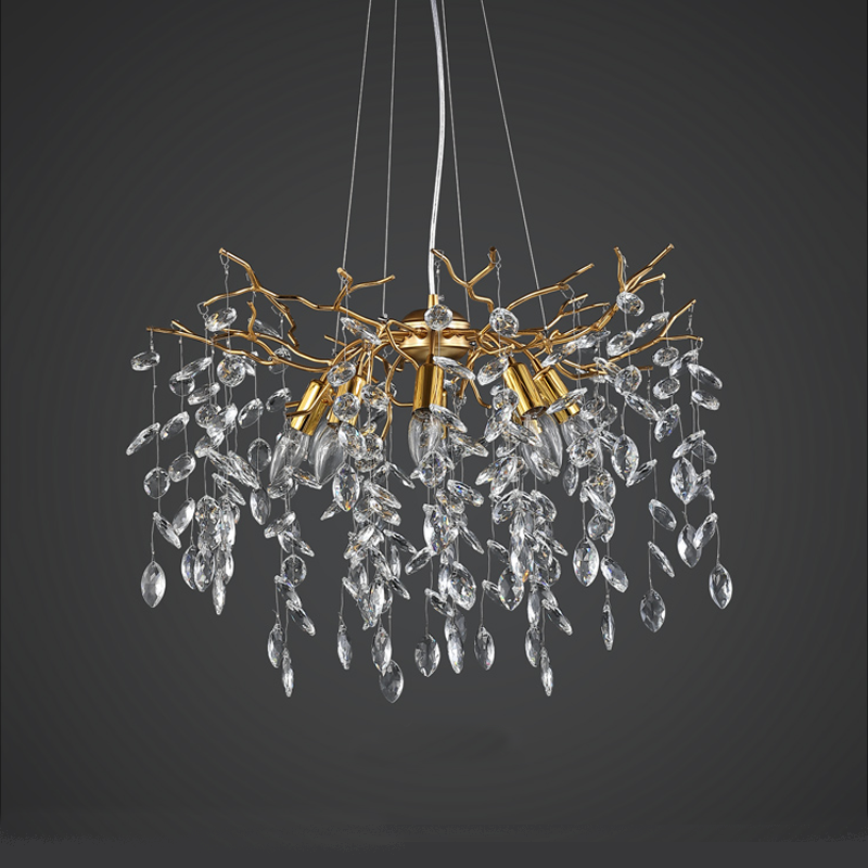 Postmodern Creative Crystal Branch Chandelier