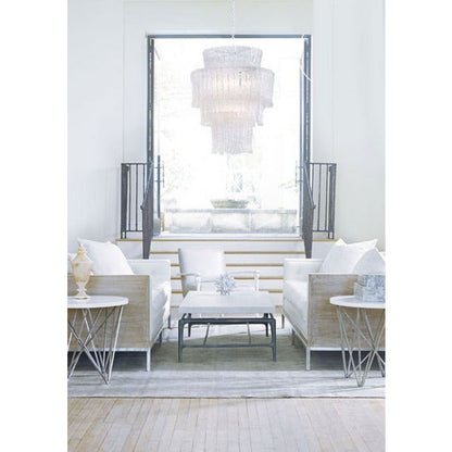 Ribbed Radiance Chandelier