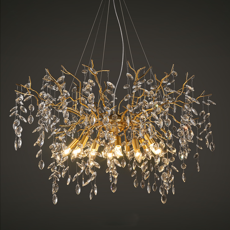Postmodern Creative Crystal Branch Chandelier