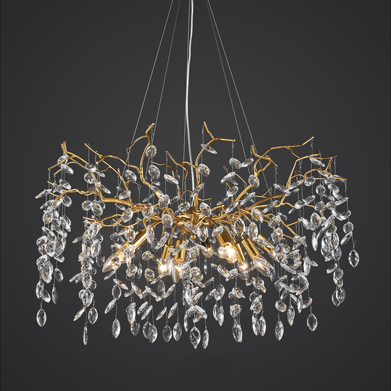 Postmodern Creative Crystal Branch Chandelier