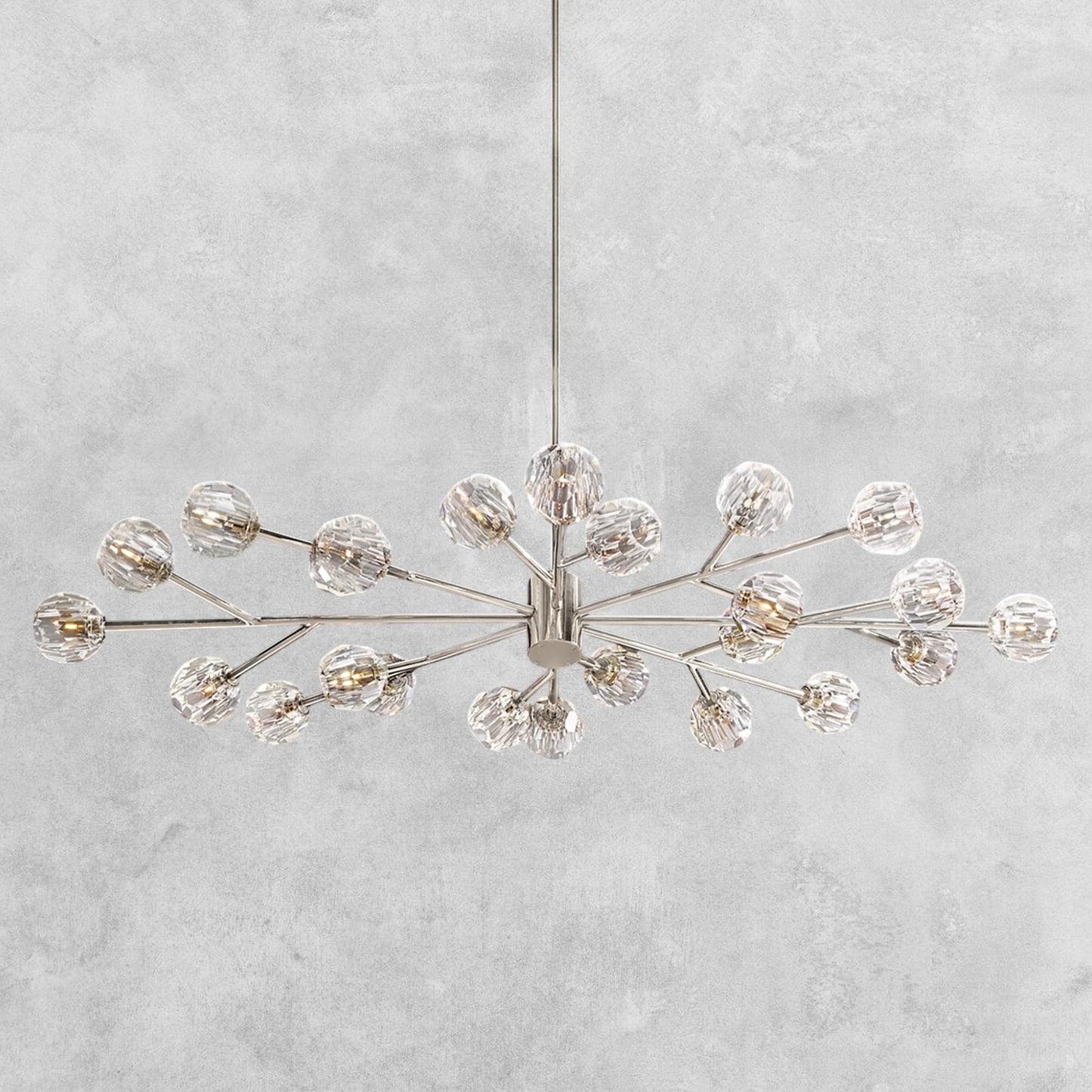 Bouble De Crystal Modern Round Chandelier