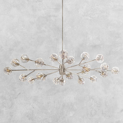 Bouble De Crystal Modern Round Chandelier