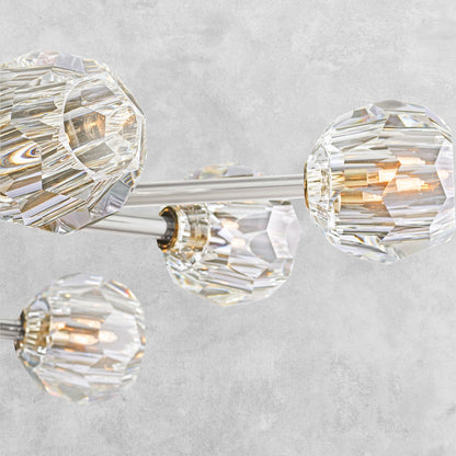 Bouble De Crystal Modern Round Chandelier