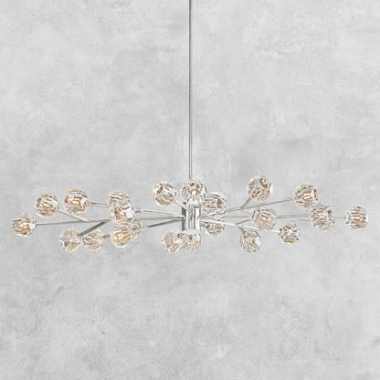 Bouble De Crystal Modern Round Chandelier