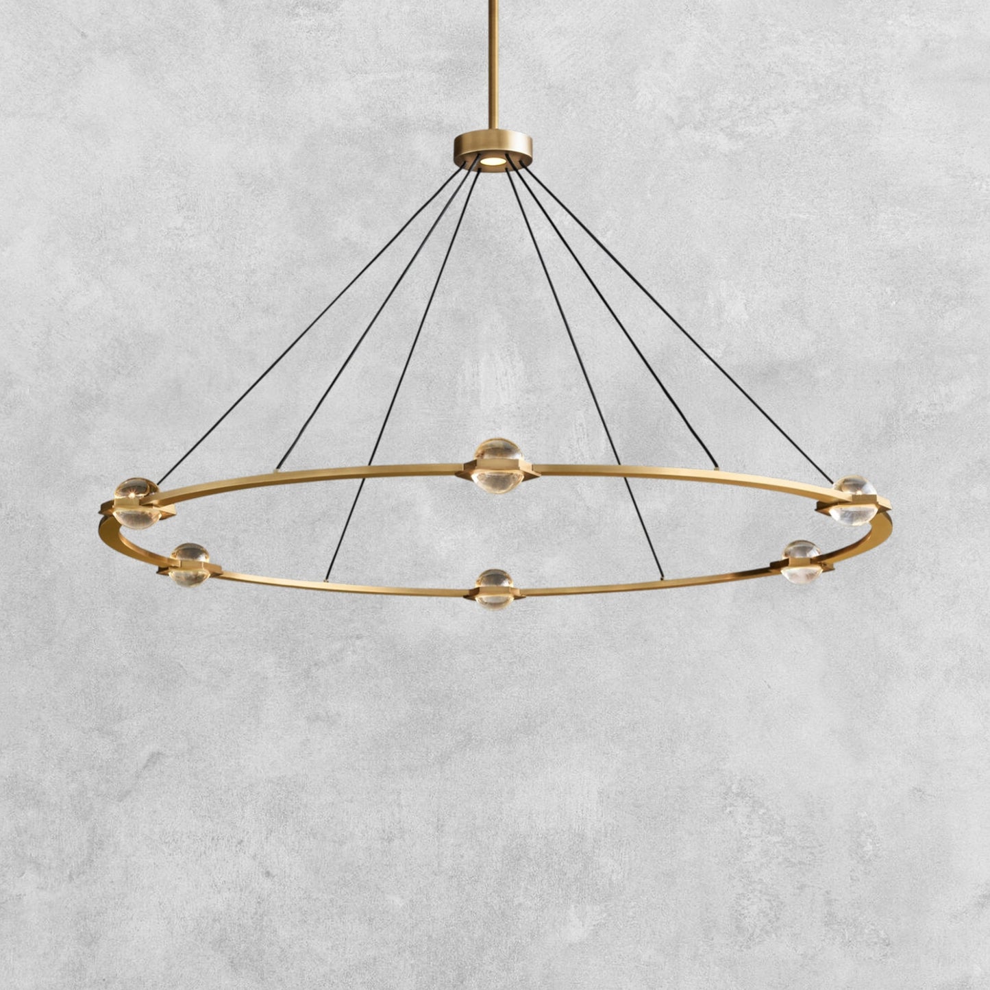 Planet Round Chandelier 36'' 48'' 60''