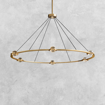 Planet Round Chandelier 36'' 48'' 60''