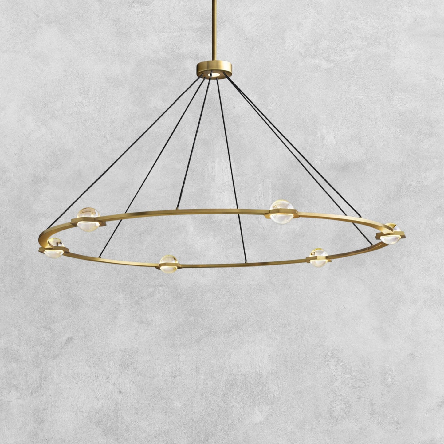 Planet Round Chandelier 36'' 48'' 60''