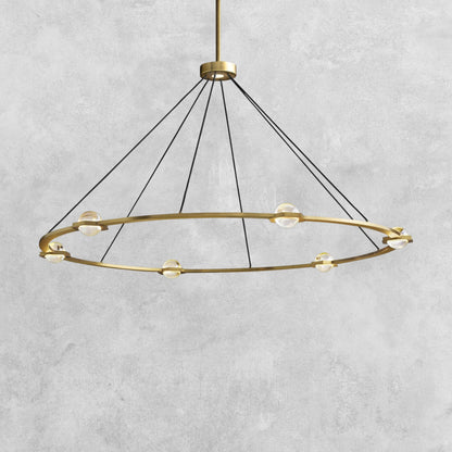 Planet Round Chandelier 36'' 48'' 60''