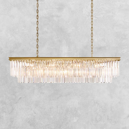 LeTierd Rectangular Chandelier 40" 49" 59" 72"