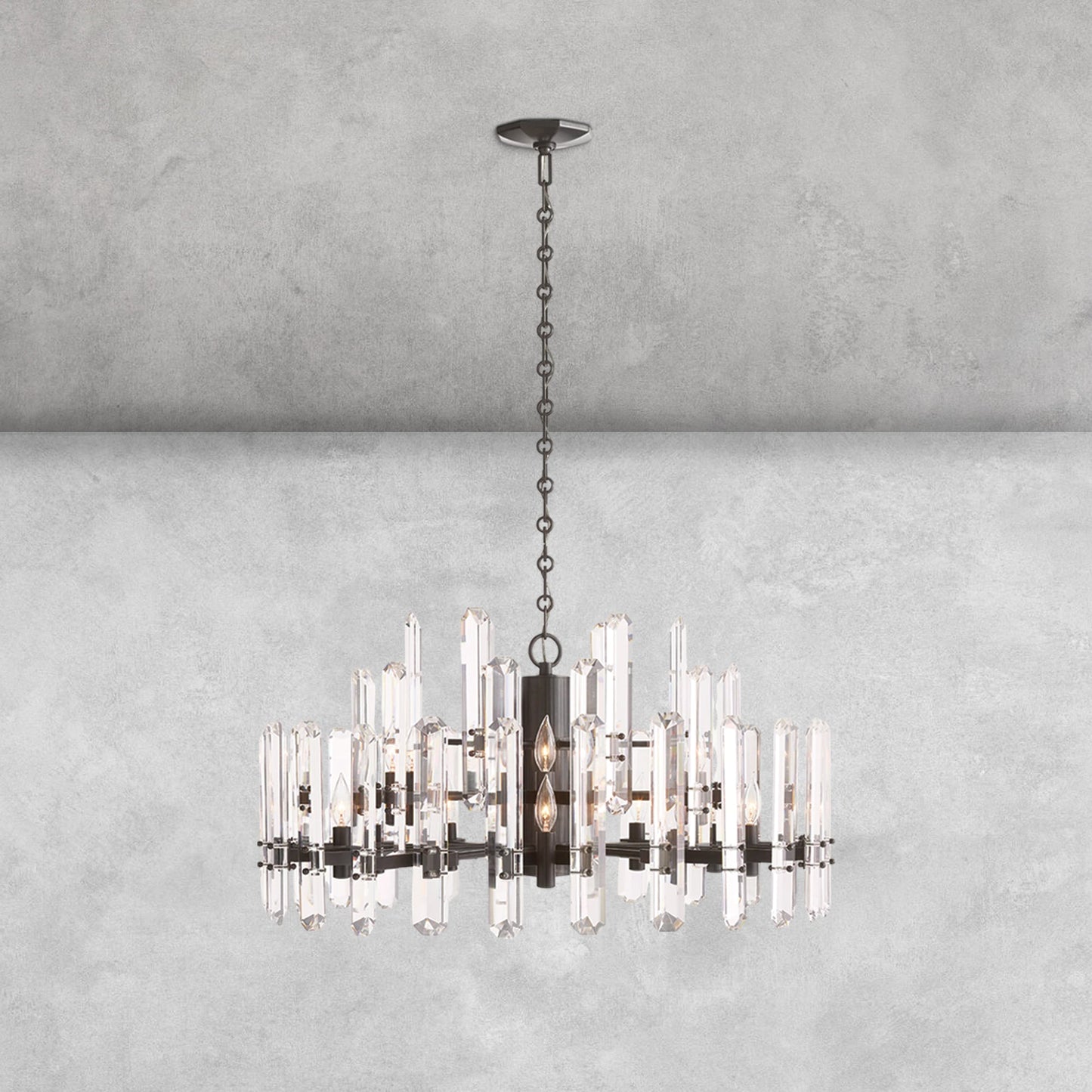 Brinton Crystal Round Chandelier 24'' 36'' 48''