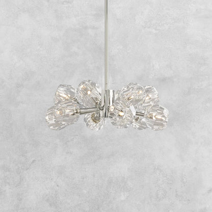 Bouble De Crystal Modern Round Chandelier