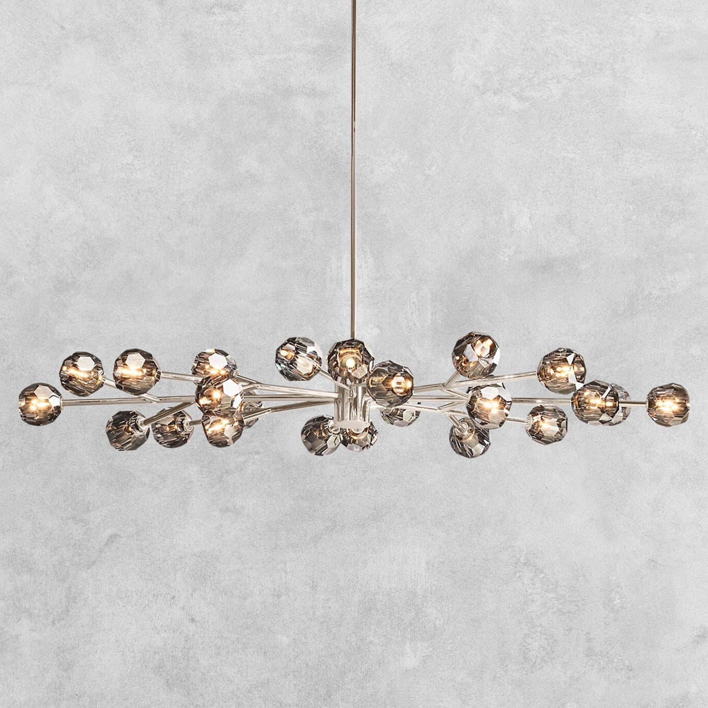 Bouble De Crystal Modern Round Chandelier