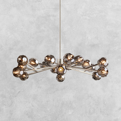 Bouble De Crystal Modern Round Chandelier