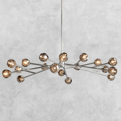 Bouble De Crystal Modern Round Chandelier