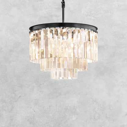 LeTierd Multi Tierd Round Chandelier 20"32"44"