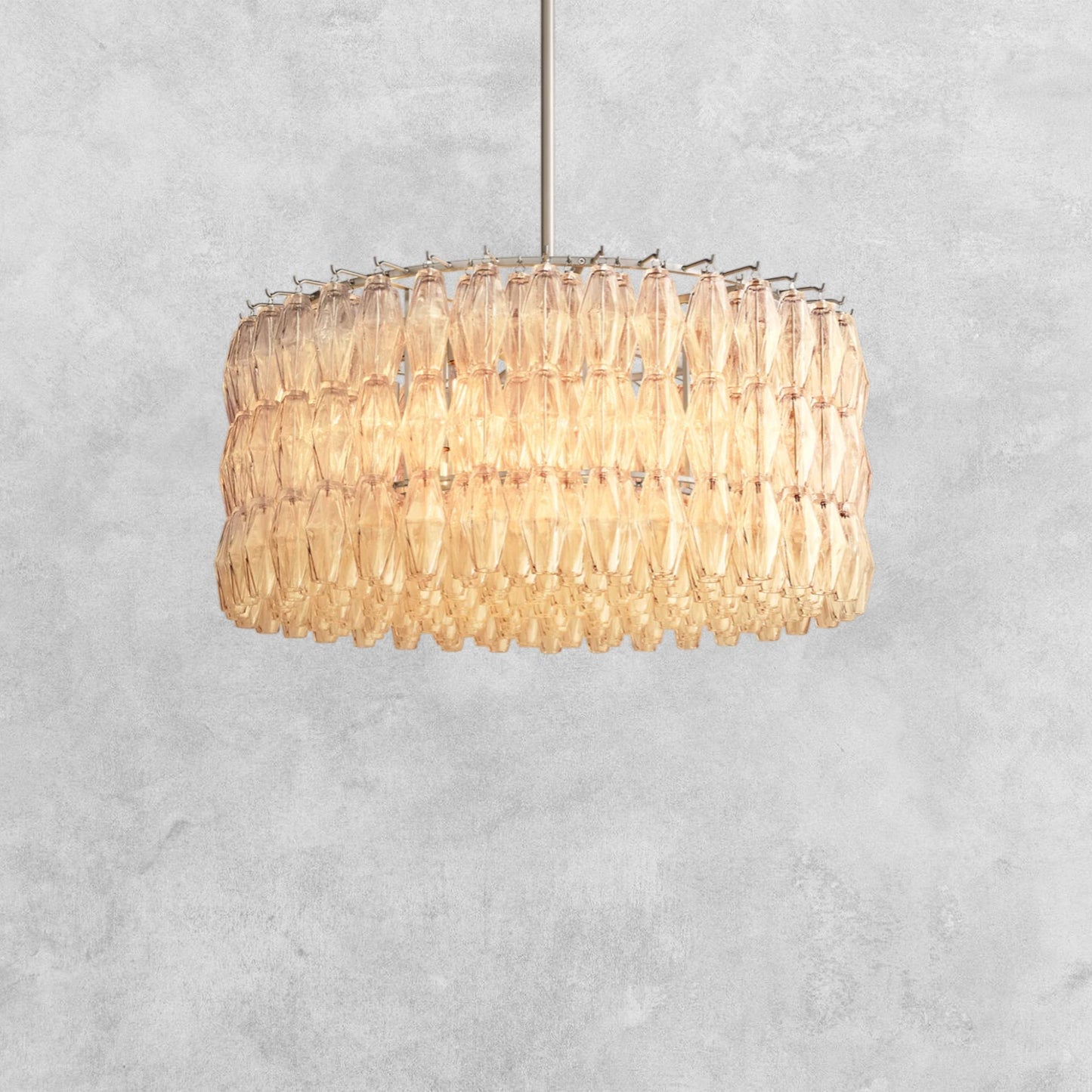 Kiaris Modern Round Glass Chandelier 37'' 47'' 61''