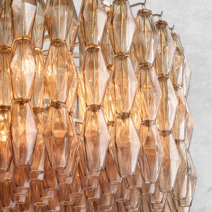 Kiaris Modern Round Glass Chandelier 37'' 47'' 61''