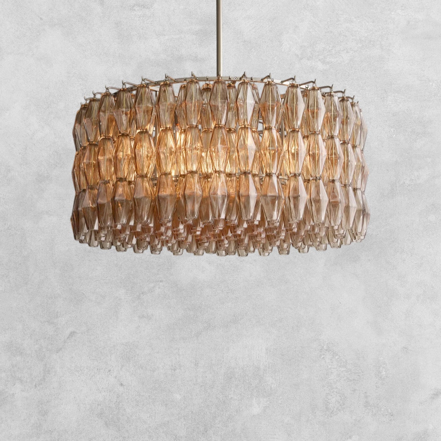 Kiaris Modern Round Glass Chandelier 37'' 47'' 61''