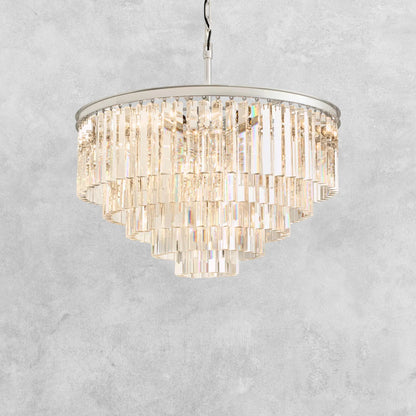 LeTierd Multi Tierd Round Chandelier 20"32"44"