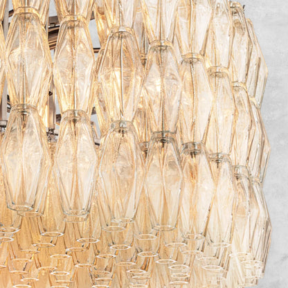 Kiaris Modern Round Glass Chandelier 37'' 47'' 61''