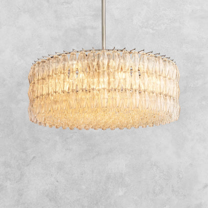 Kiaris Modern Round Glass Chandelier 37'' 47'' 61''