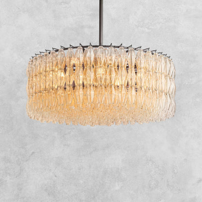 Kiaris Modern Round Glass Chandelier 37'' 47'' 61''