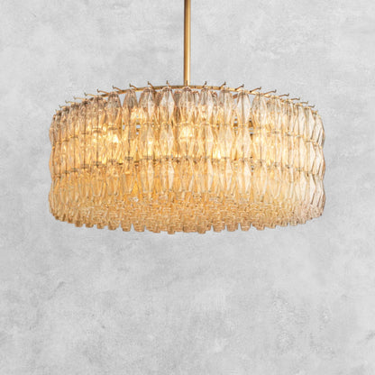 Kiaris Modern Round Glass Chandelier 37'' 47'' 61''