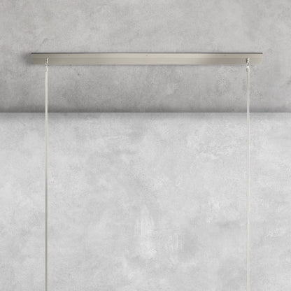 Bouble De Crystal Ball Linear Chandelier 48" 60"