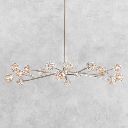 Bouble De Crystal Modern Round Chandelier