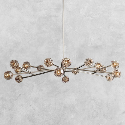 Bouble De Crystal Modern Round Chandelier