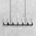 Pulse Candlestick Glass Linear Chandelier