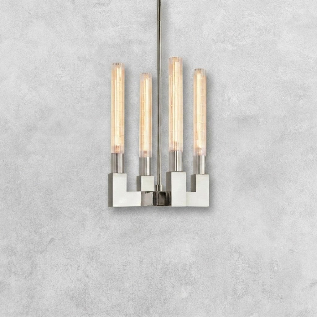 Pulse Candlestick Glass Pendant Light