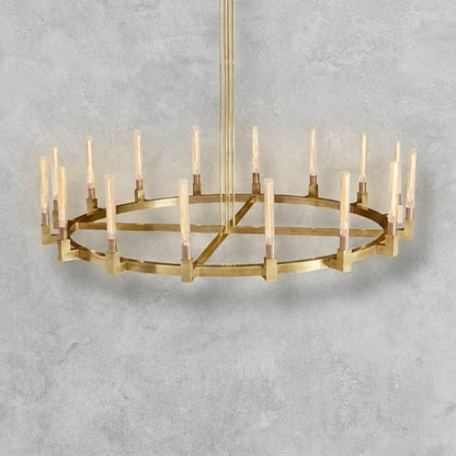 Pulse Candlestick Round Chandelier 36"48"60"72"