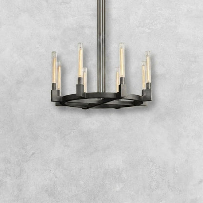 Pulse Candlestick Round Chandelier 36"48"60"72"