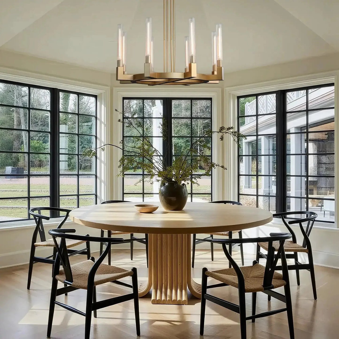 Pulse Candlestick Round Chandelier 36"48"60"72"