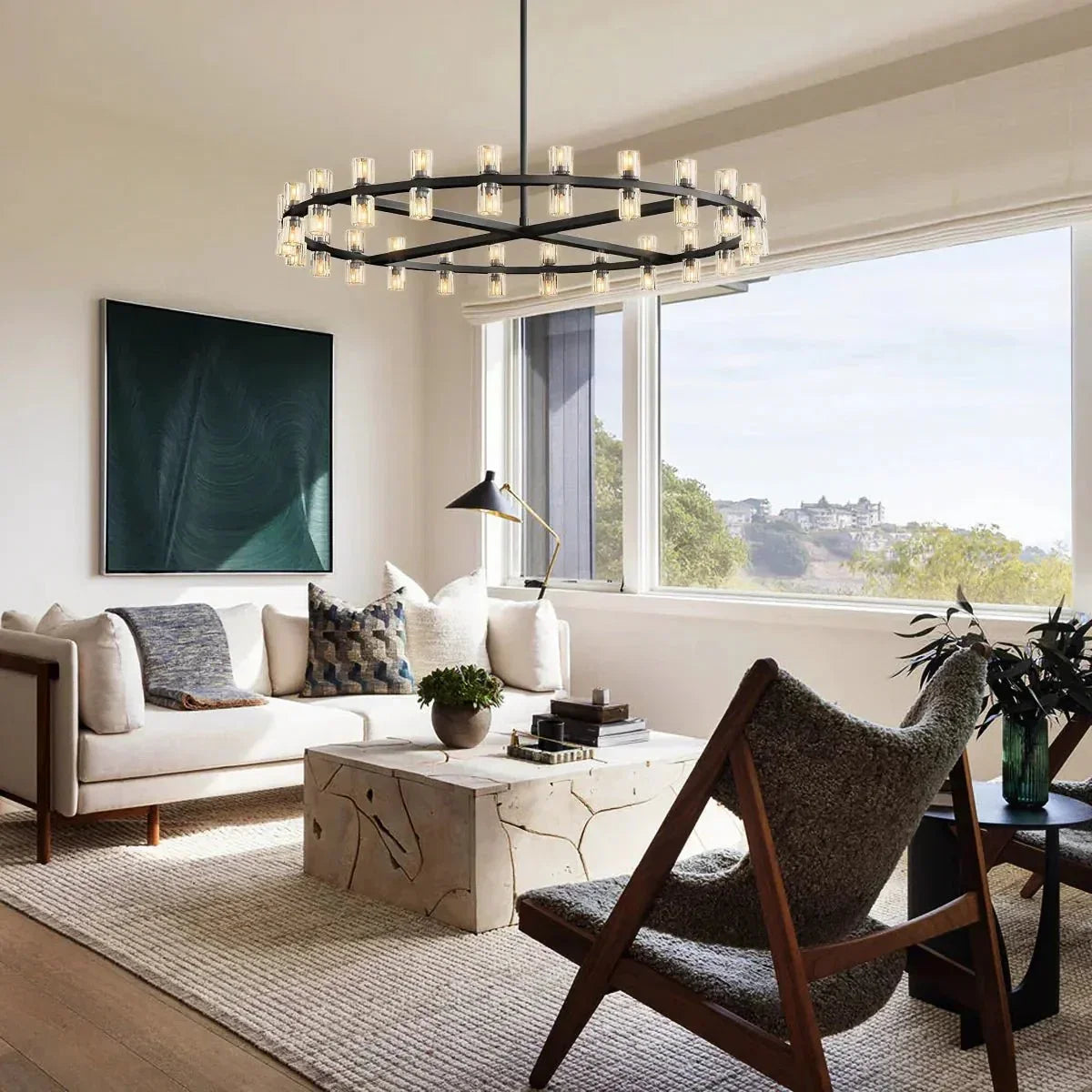 Reger Round Chandelier 36" 48" 60"