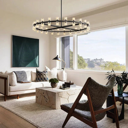 Reger Round Chandelier 36" 48" 60"