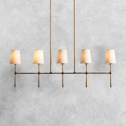 Rhodes Linear Chandelier 5/6 Light