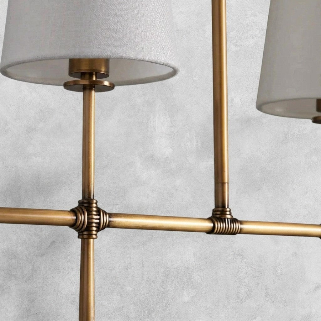 Rhodes Linear Chandelier 5/6 Light