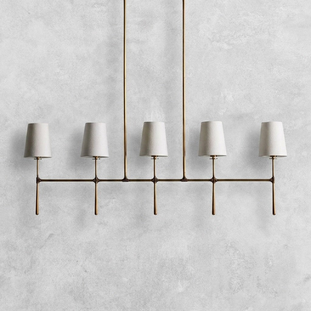 Rhodes Linear Chandelier 5/6 Light
