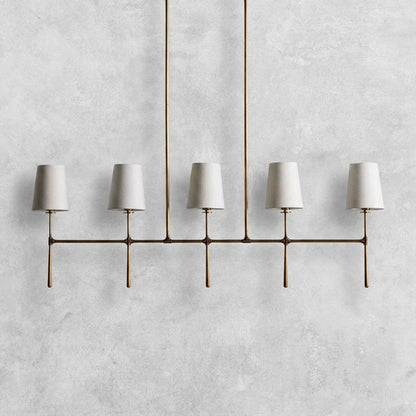 Rhodes Linear Chandelier 5/6 Light