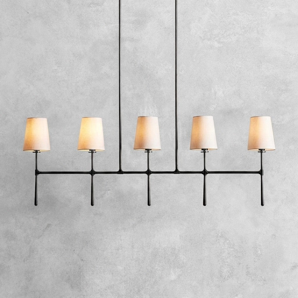 Rhodes Linear Chandelier 5/6 Light
