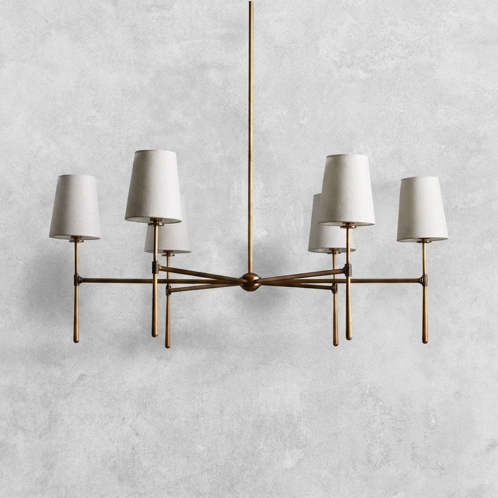 Rhodes Round Chandelier 4/6 Light