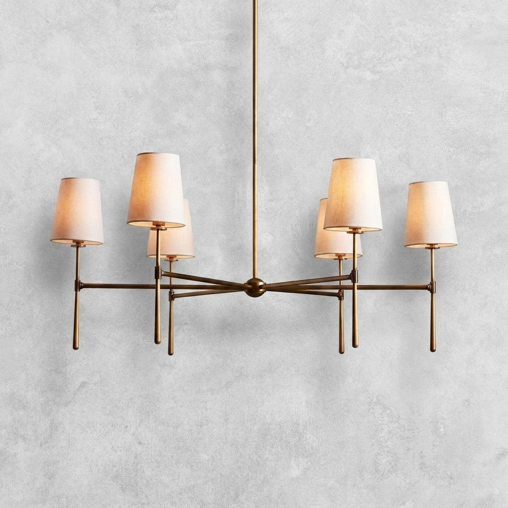 Rhodes Round Chandelier 4/6 Light
