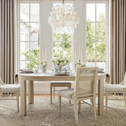 Riviera Glass Disc Chandelier 26"